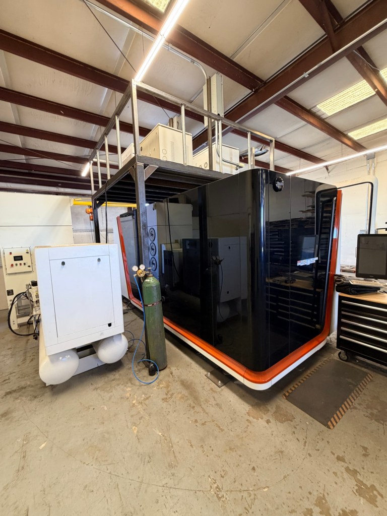 C3H Bodor laser cutting machine in the Bakersfield shop